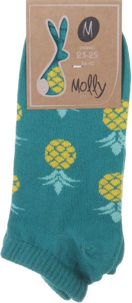 Носки женские Молли Ананас р. 23-25 бирюзовый 1 пар 