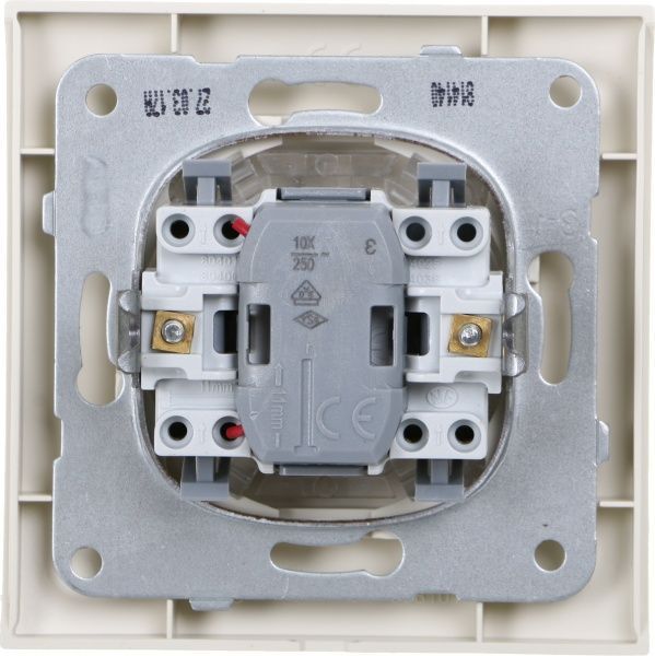 Вимикач одноклавішний Viko Linnera з підсвіткою 10 А 250В кремовий 90401019