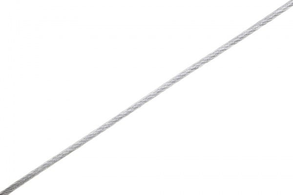 Трос оцинкованный DIN 3055 6x7 3 мм в ПВХ оболочке (уп. 5 м.п.)