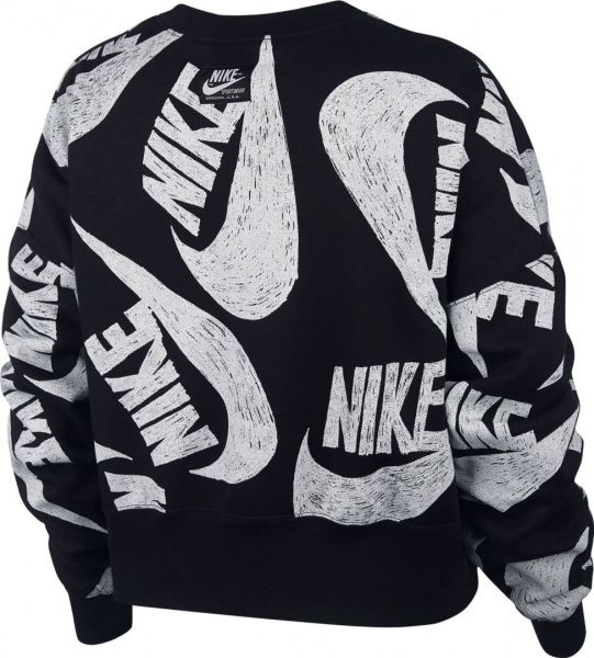Світшот Nike W NSW ICN CLSH FLC CREW CJ2052-010 р. L чорний