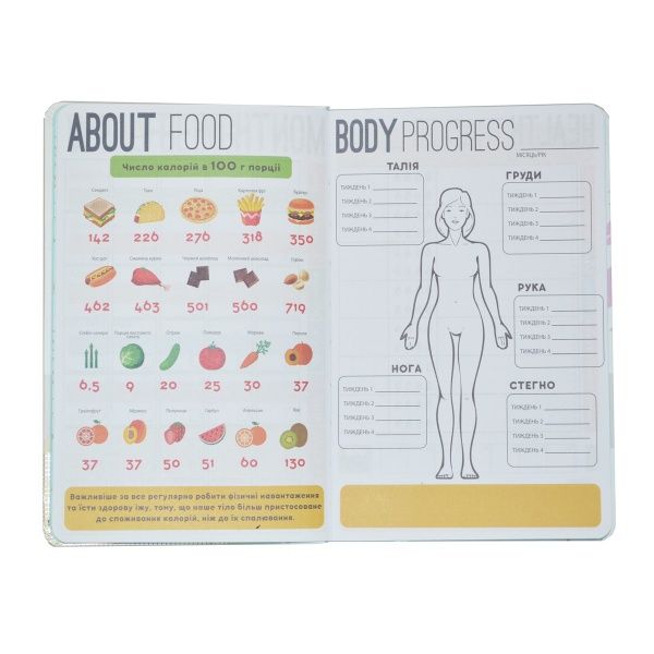 Блокнот-мотиватор Strong Girl серии Fitness 14х21 см 151579 YES