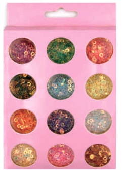 Конфеті для декорування 12 кольорів MX62545 Maxi