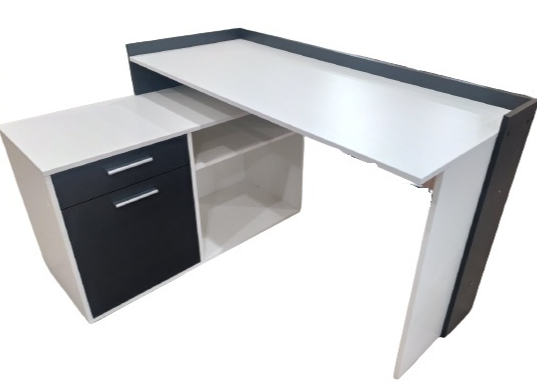 Стол письменный Kartissa Дорос белый/антрацит 