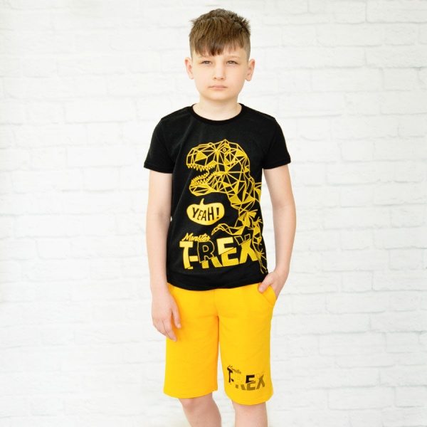 Костюм для мальчиков Blanka Рекс р.146 желтый 12952 