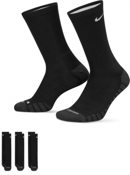 Шкарпетки Nike NIKE EVERYDAY MAX CUSHIONED SX5547-010 р.46-50 чорний