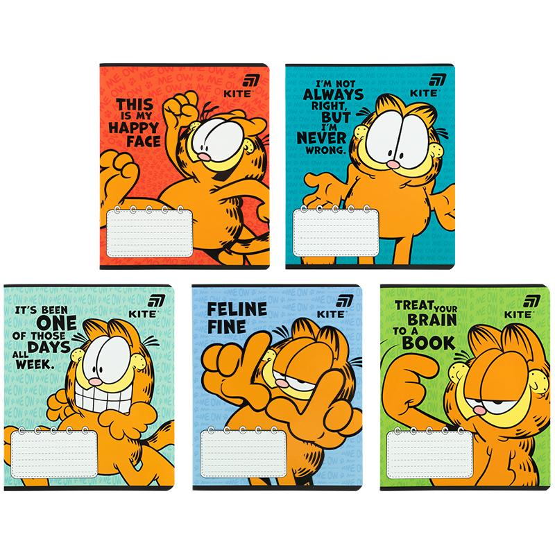 Тетрадь Garfield 18 лист. линия GF26-237 KITE — фото 1