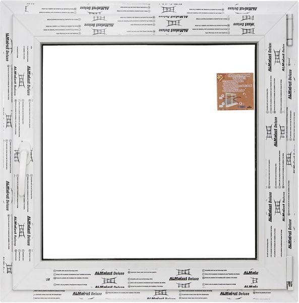 Окно поворотно-откидное ALMplast Delux 70 800x800 мм правое 