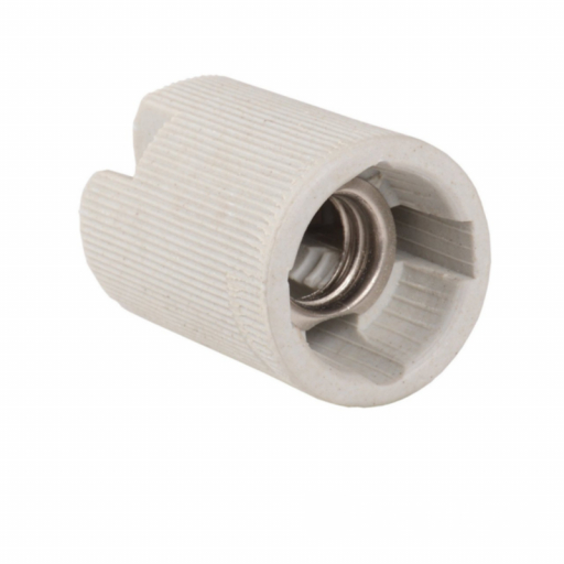 Патрон электрический E14 керамика белый EH-LMP-1293