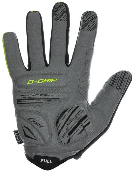 Рукавички PowerPlay 6551_XXL_Green р. 2XL сіро-салатовий