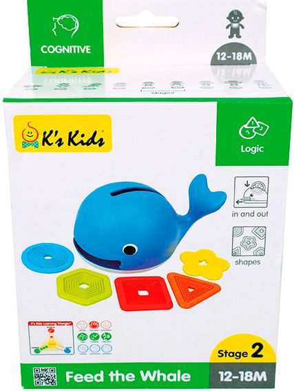 Розвиваюча іграшка K`s Kids Нагодуй Кита KA10767-GB