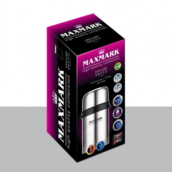 Термос для їжі Classic 800 мл срібний MK-FT800