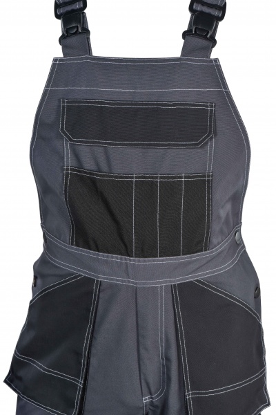 Полукомбинезон рабочий Sizam Sheffield р. XL 30364 серо-черный