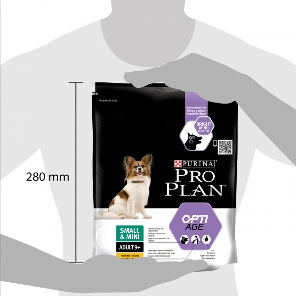 Корм сухой для малых пород Pro Plan Adult 9+ с курицей 700 г