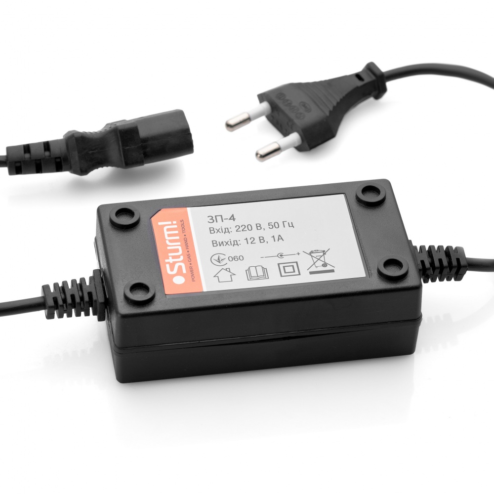 Зарядное устройство Sturmax для аккумуляторного опрыскивателя 3015M-20-G6 12 В, 1А