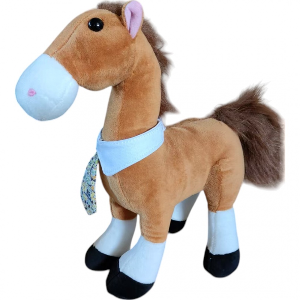 Сувенир текстильный Leo Arts & Crafts лошадка в галстуке (LEO24-806B/29CM) 29 см