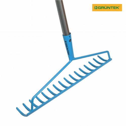 Грабли зубчатые Gruntek IR-450S 16 зубцов (с ручкой)