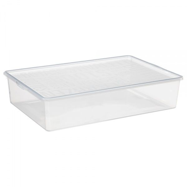 Ящик для зберігання Plast Team 1984 під чоботи прозорий 11x365x550 мм