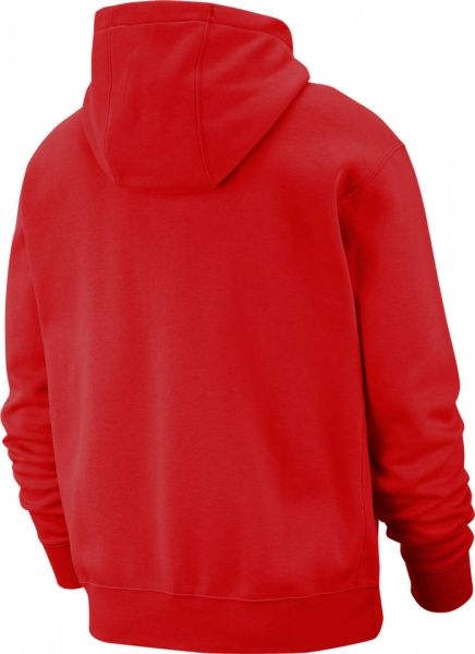 Джемпер Nike M NSW CLUB HOODIE FZ BB BV2645-657 р. S червоний
