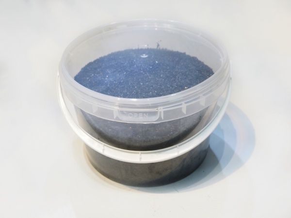 Ґрунт для акваріума Лотос К гравій чорний блискучий 1-2 мм 3 кг