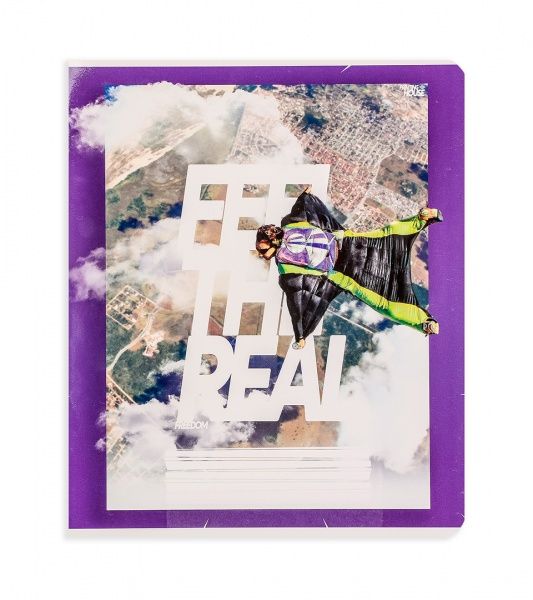 Комплект зошитів Відчуй свободу 36 аркушів у клітинку 15 шт. Поділля