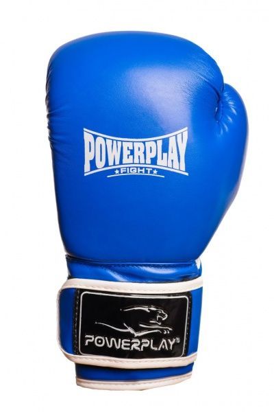 Боксерские перчатки PowerPlay р. 8 8oz 3019 синий