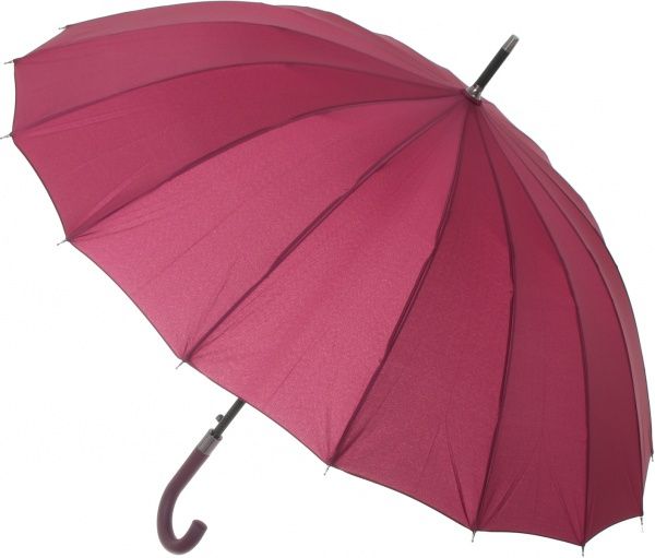 Зонт Классическая трость, автомат красный 