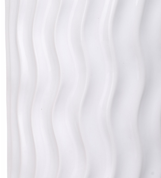 Ваза керамічна білий Тромсе 14,5х33 см