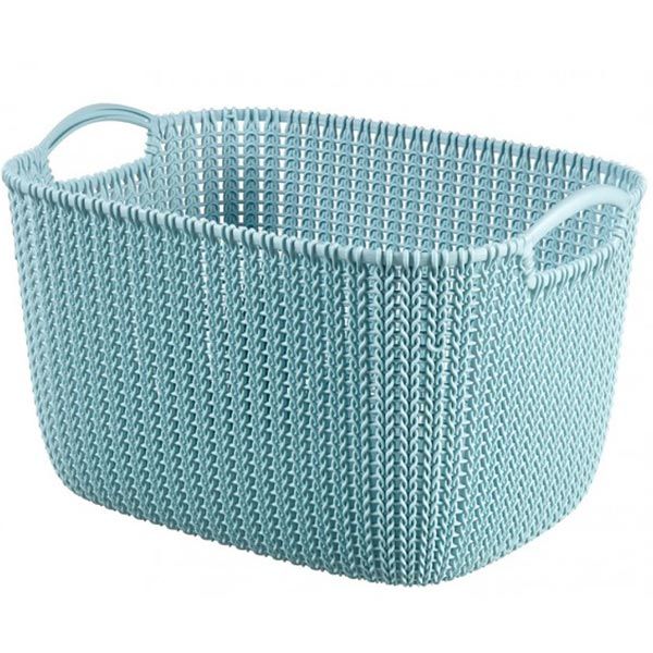 Кошик пластиковий Curver 226380 Knit L прямокутний 230x300x400 мм