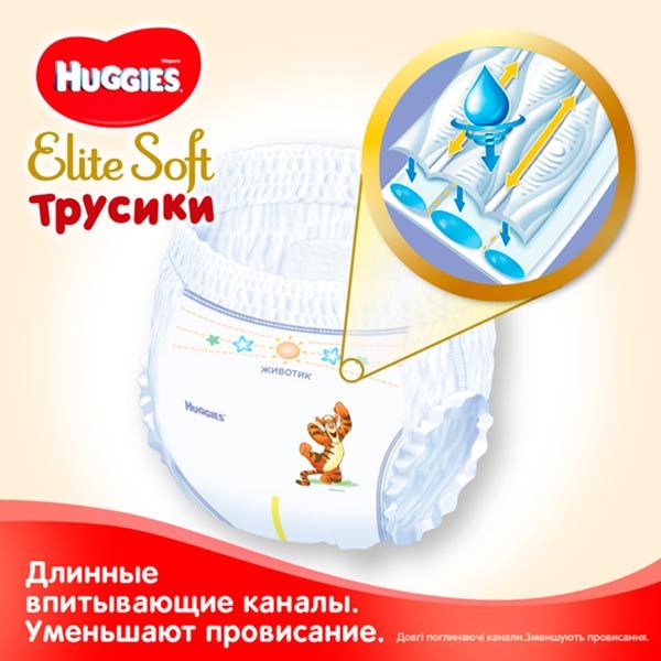 Підгузки-трусики Huggies Elite Soft Mega 4 9-14 кг 42 шт.