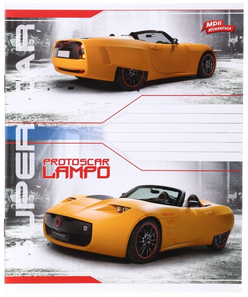 Зошит шкільний уф-лак 12 аркушів у лінійку в асортименті Мрії збуваються