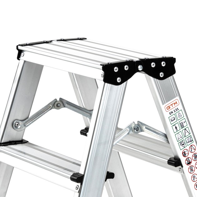 Драбина-стрем’янка GTM двостороння 2x4 KMH1204 (39697)
