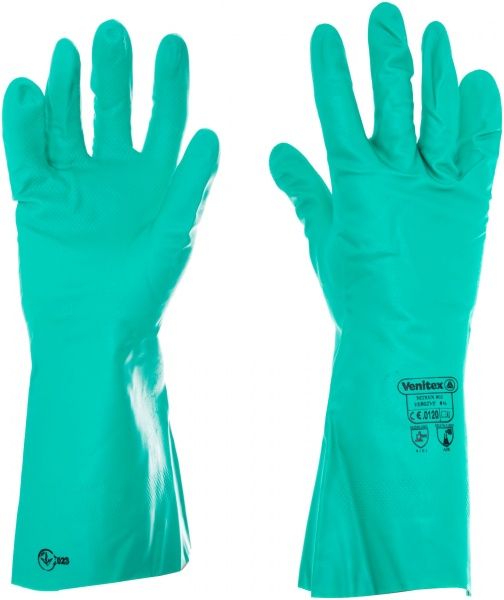 Перчатки Delta Plus нитриловые с хлопчатобумажной подкладкой с покрытием нитрил M (8) VE802VE08