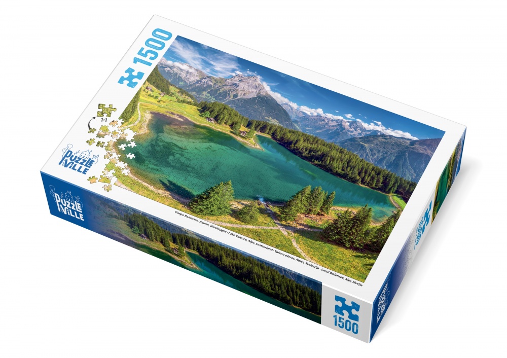 Пазл PUZZLEVILLE Озеро Валензее, Альпы, Швейцария 1500 элементов PZL1500_8
