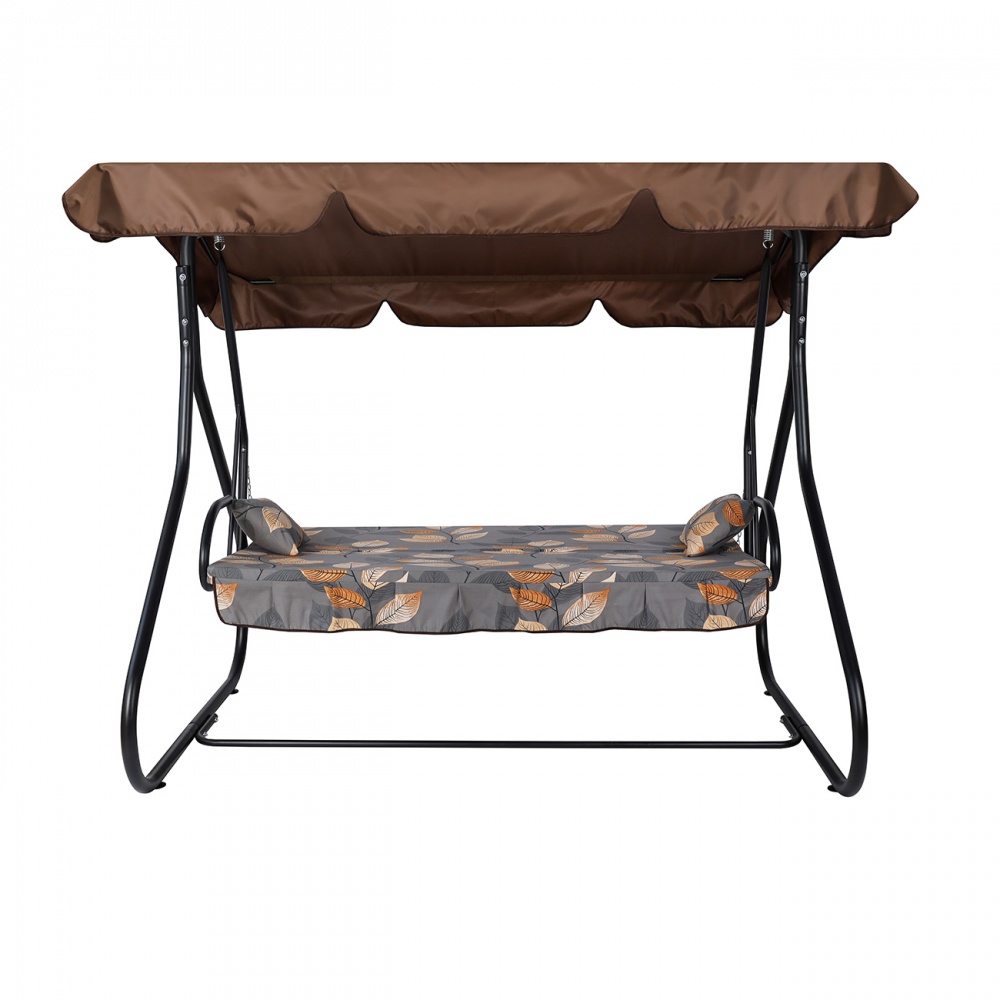 Гойдалка Vitan Бакарді 1710х2110х1470 мм Листя на сірому