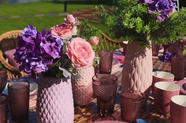 Бокал Corn 290 мл рожевий 290 мл 1 шт. Fiora 