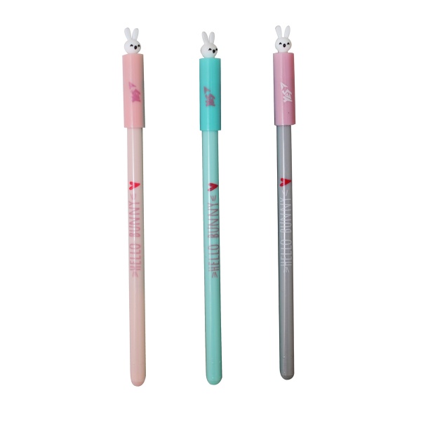Ручка гелева YES Hello Bunny 0,5 мм колір в асортименті 411905 