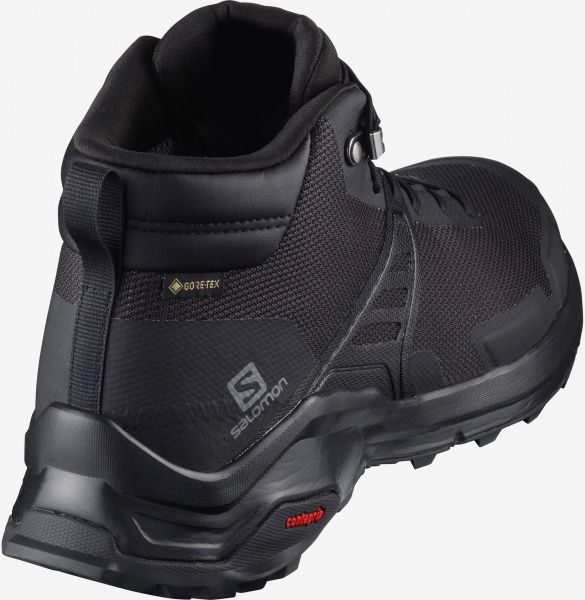 Ботинки Salomon X RAISE MID GTX Bk/Bk/Quiet Shad L41095700 р. US 10,5 черный