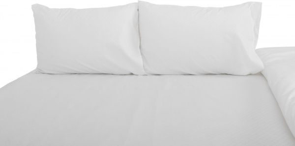 Комплект постільної білизни Check 1,5 білий La Nuit 