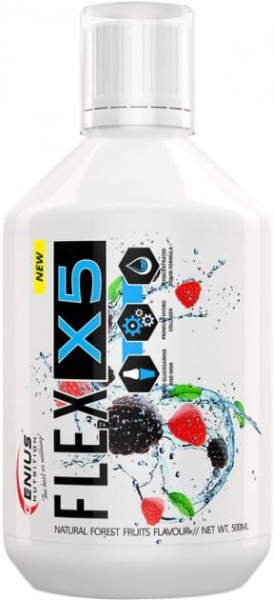Комплекс для суглобів і зв'язок Genius Nutrition Для суглобів та зв'язок Flex-X5 500 мл 