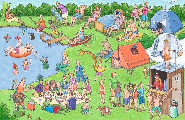 Книга Ахим Альгримм «Нісенітниці. Віммельбух» 978-617-7395-77-4