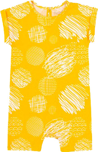 Полукомбинезон для девочки Bembi ПК195 р.68 желтый 17195021033.501 