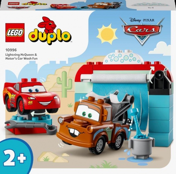 Конструктор LEGO DUPLO Молния МакКуин и Мэтр: веселье на автомойке 10996
