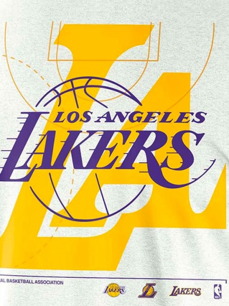 Футболка Nike LAL ES BP SS TEE FB9831-121 р.L білий