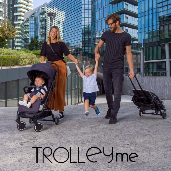 Коляска прогулочная Chicco Trolley Me синяя (79865.58) 