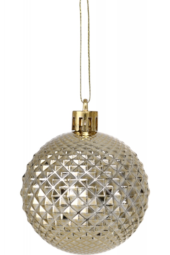 Набір ялинкових куль сніжинка 24IPC-45 d 60 мм 41 шт./уп.