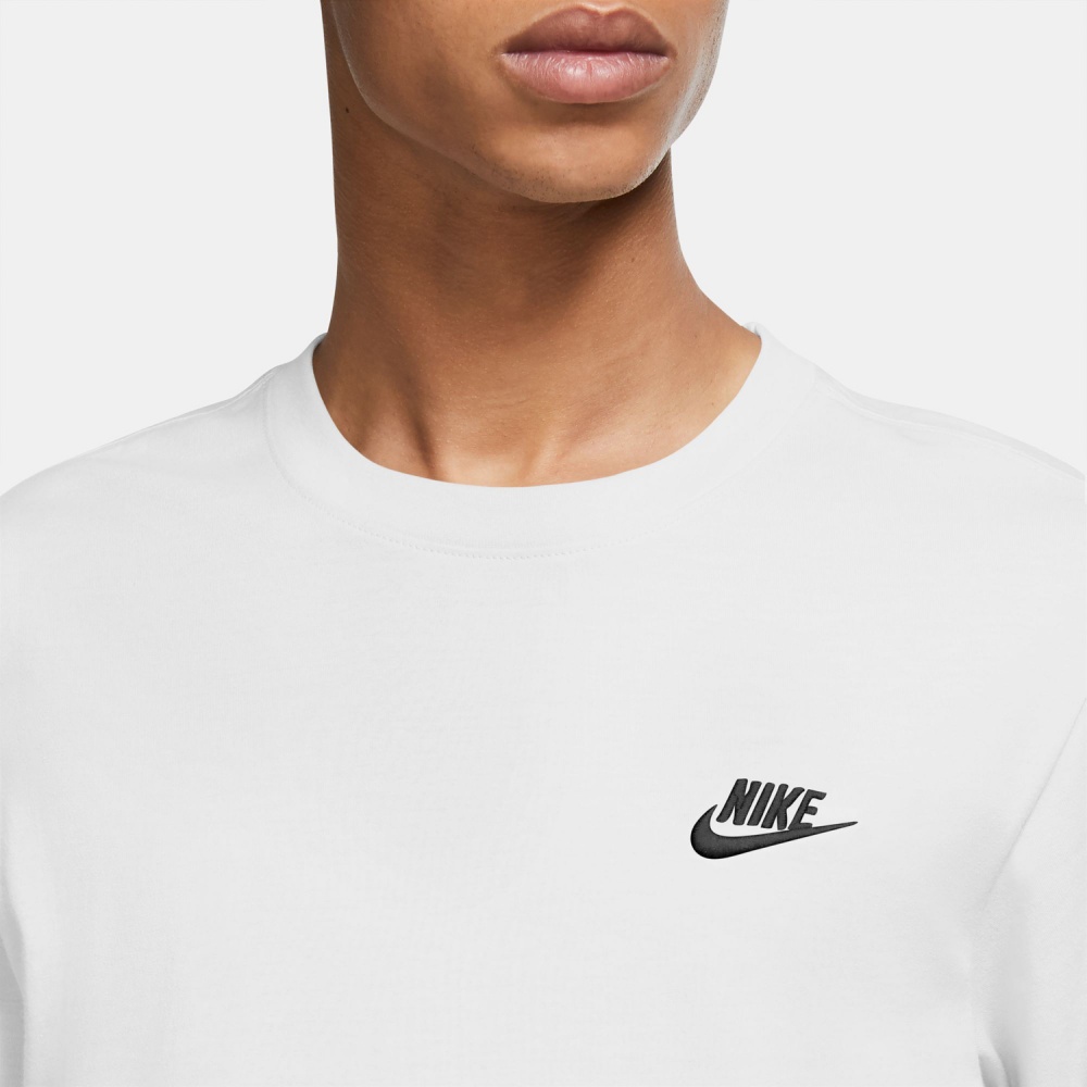 Футболка Nike NS CLUB TEE - LS AR5193-100 р.M белый