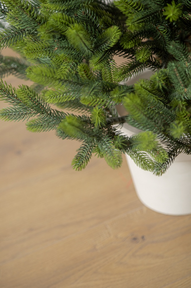 Искусственная елка Полярная 1,10 м Весенняя в горшке зеленыйSiga Group