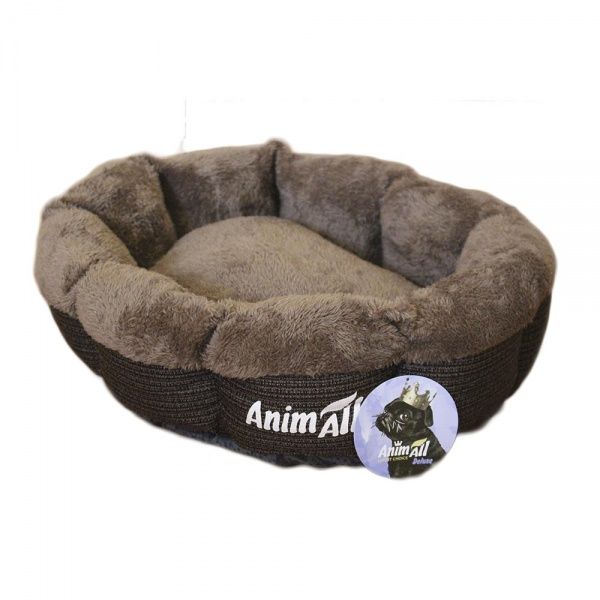Лежак AnimAll Mary S 50x50x15 см світло-коричневий