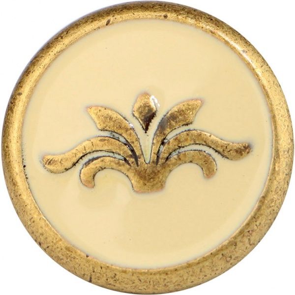 Мебельная ручка D 24177.01.030 18632 бронза/кремовая эмаль Bosetti Marella