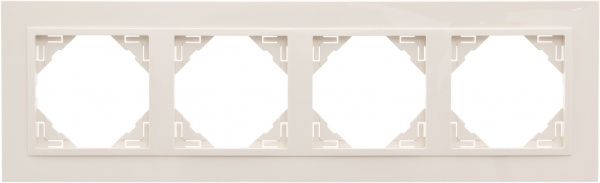 Рамка чотиримісна Efapel ANIMATO Logus універсальна кремовий 90940 TMM